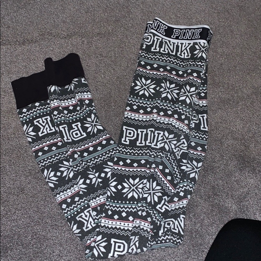 Pink Holiday Leggings